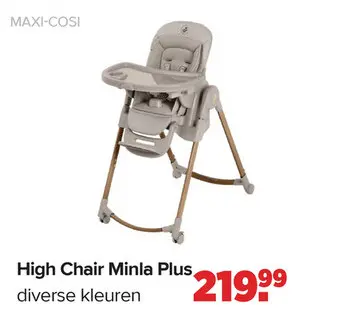 Aanbieding: High Chair Minla Plus