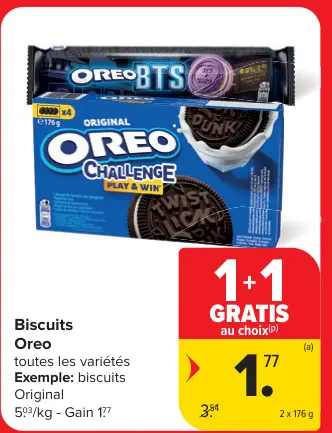 Offre: Biscuits