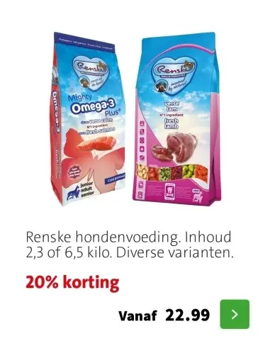 Promotie: hondenvoeding
