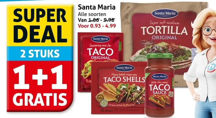 Aanbieding: Santa Maria diverse producten