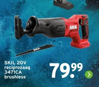 Aanbieding: SKIL 20V reciprozaag 3471CA brushless