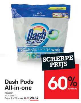 Aanbieding: Dash Pods All-in-one