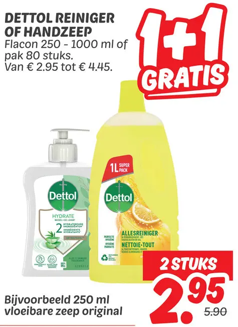 Dettol Reiniger of Handzeep