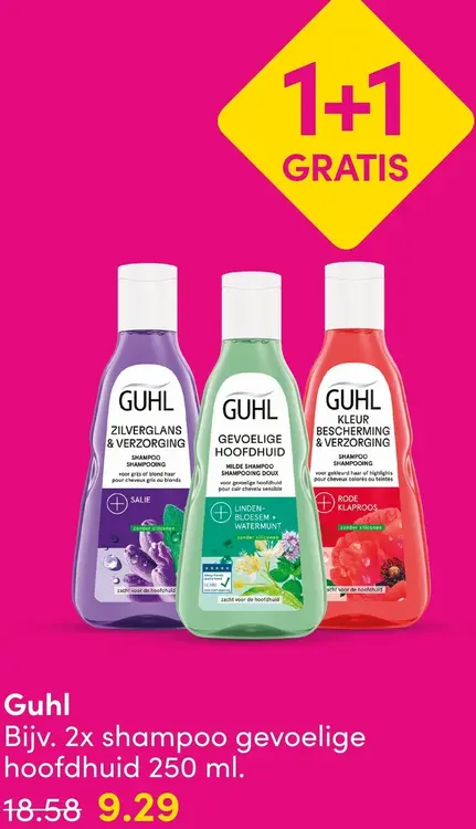 Aanbieding: Shampoo gevoelige hoofdhuid