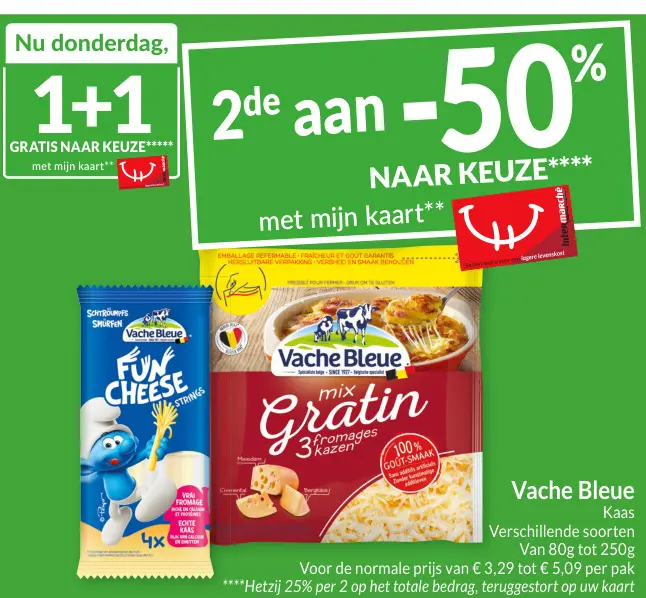 Promotie: Vache Bleue Kaas
