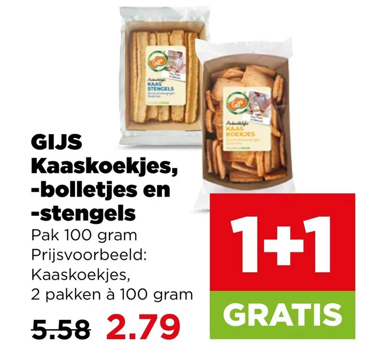 Aanbieding: Kaaskoekjes, -bolletjes en -stengels