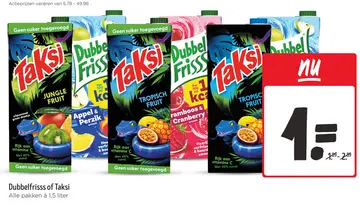 Aanbieding: Dubbelfrisss of Taksi