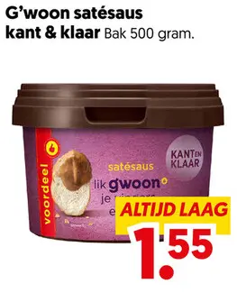 Aanbieding: Satésaus kant & klaar