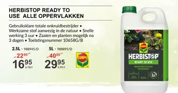 Aanbieding: HERBISTOP READY TO USE ALLE OPPERVLAKKEN