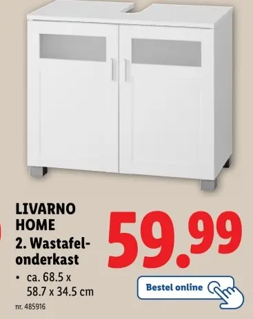 Aanbieding: Wastafelonderkast