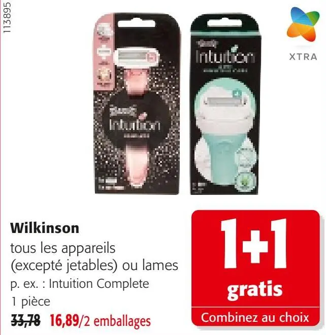 Offre: Appareils (excepté jetables) ou lames