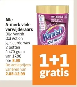 Aanbieding: A-merk vlekverwijderaars