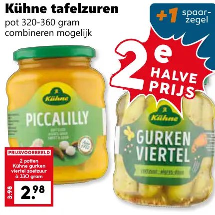 Aanbieding: Kühne tafelzuren