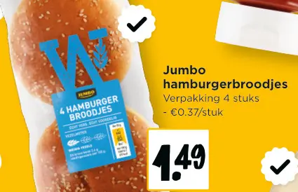 Promotie: Hamburgerbroodjes
