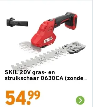 Aanbieding: SKIL 20V gras- en struikschaar 0630CA