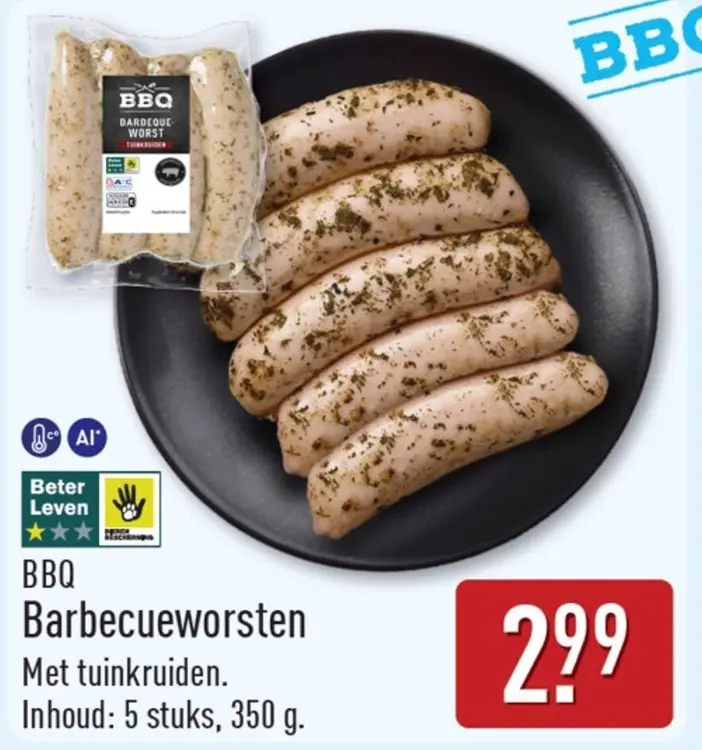 Aanbieding: Barbecueworsten