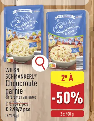 Offre: Choucroute garnie