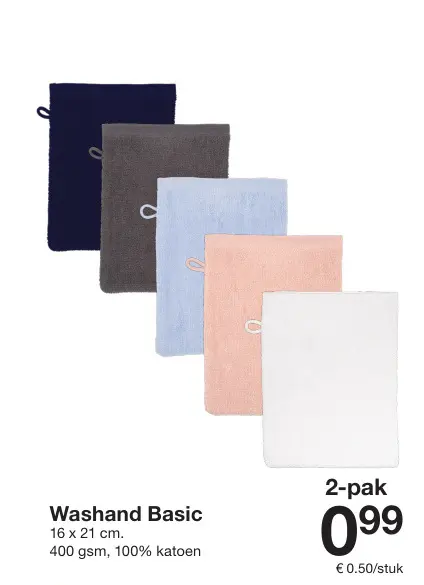 Promotie: Washand Basic