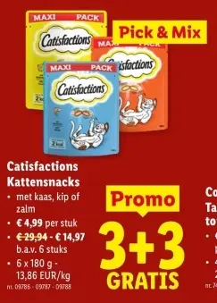 Promotie: Kattensnacks