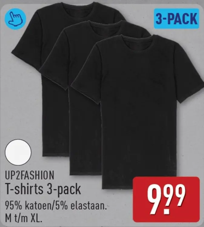 Aanbieding: T-shirts 3-pack