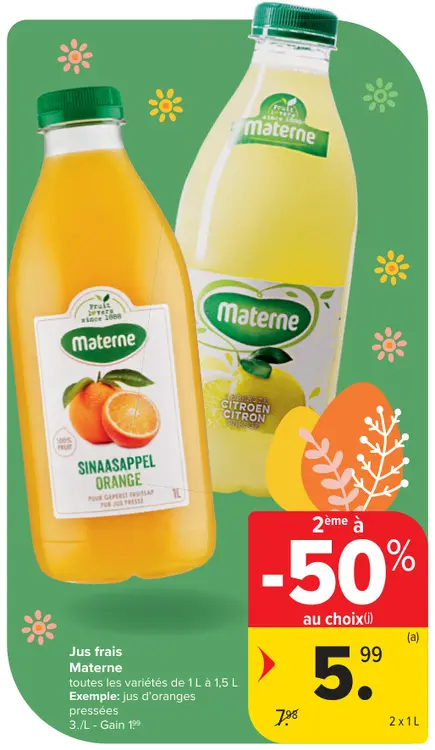 Offre: Jus frais