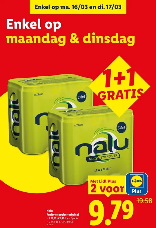 Promotie: Fruity energizer original