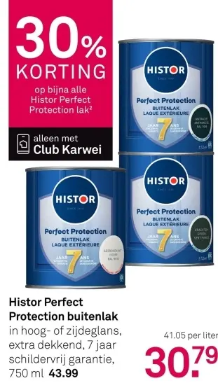 Aanbieding: Histor Perfect Protection buitenlak
