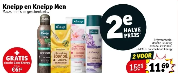 Aanbieding: Kneipp en Kneipp Men