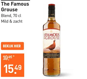Aanbieding: The Famous Grouse 70CL
