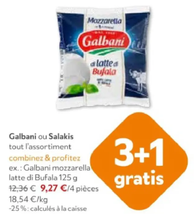Offre: Mozzarella latte di Bufala