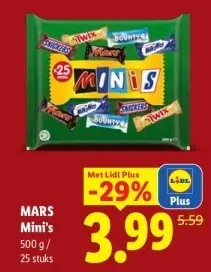 Aanbieding: MARS Mini's
