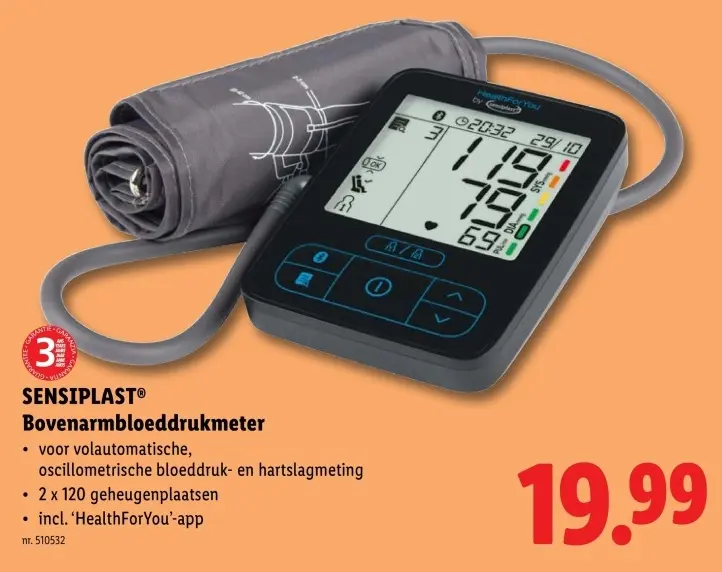 Promotie: Bovenarmbloeddrukmeter