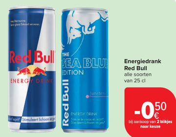 Aanbieding: Energiedrank Red Bull