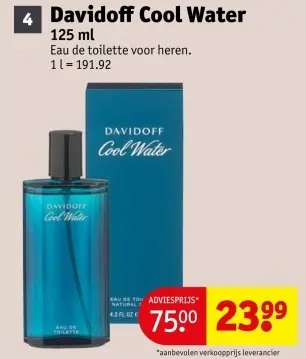 Promotie: Cool Water