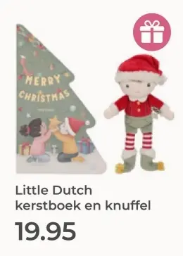 Aanbieding: kerstboek en knuffel