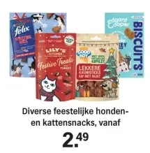 Aanbieding: Honden- en kattensnacks