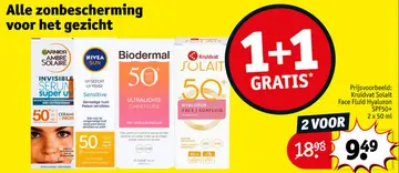 Aanbieding: Alle zonbescherming voor het gezicht
