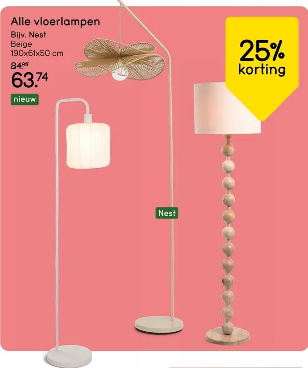 Promotie: Vloerlampen