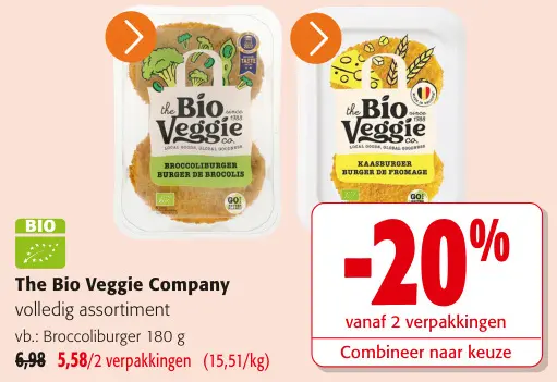 Promotie: Broccoliburger, Kaasburger