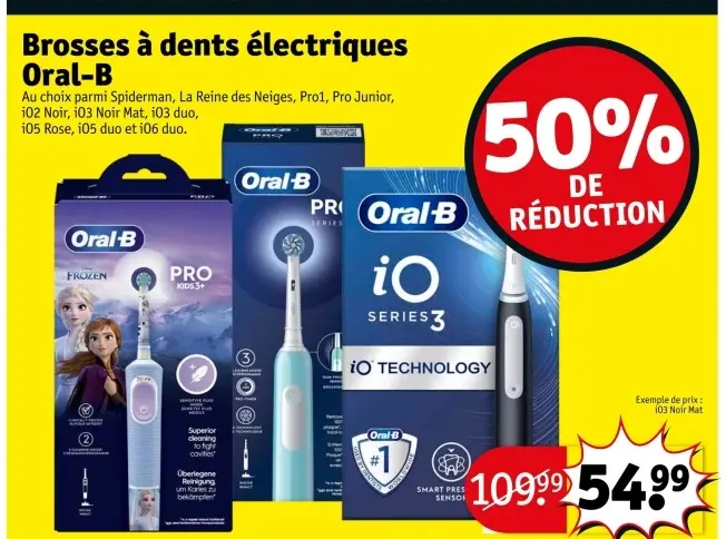 Offre: Brosses à dents électriques