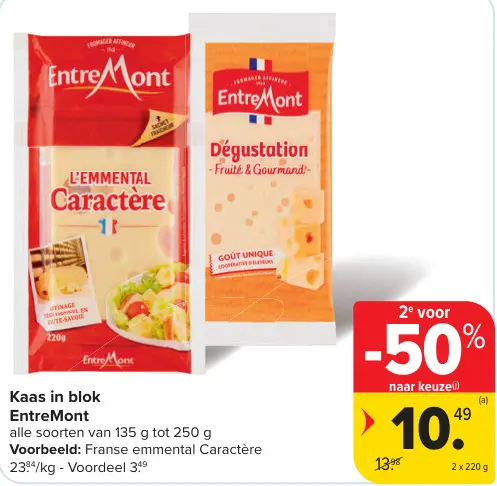 Promotie: Kaas in blok