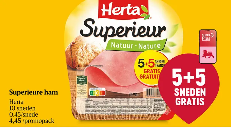 Aanbieding: Superieure ham