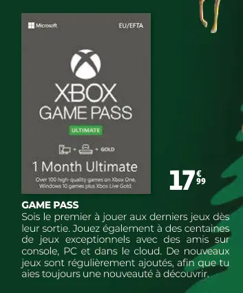 Promotie: XBOX GAME PASS Ultimate
