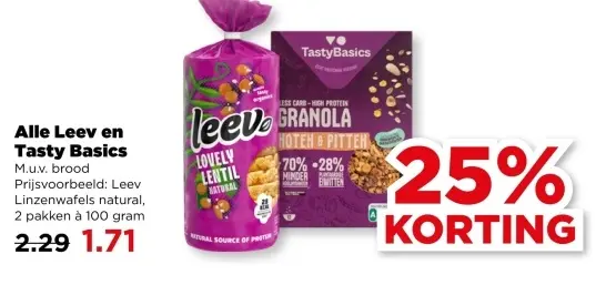 Leev Linzenwafels natural