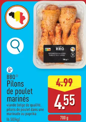 Offre: Pilons de poulet marinés