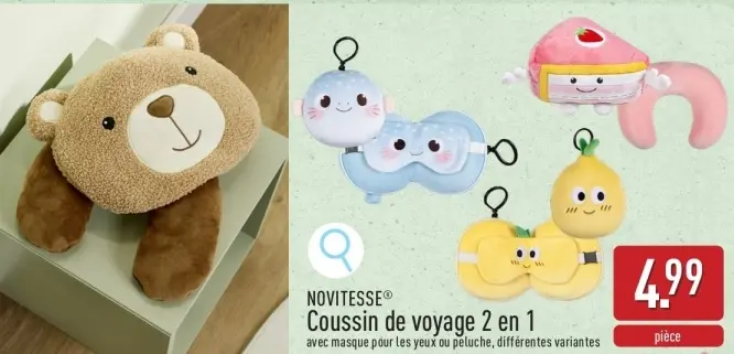 Offre: Coussin de voyage 2 en 1