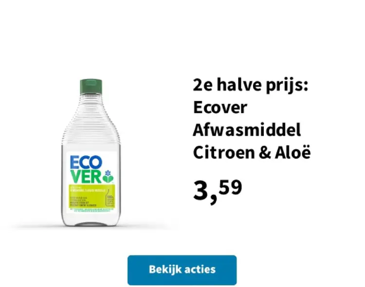 Promotie: Afwasmiddel Citroen & Aloë