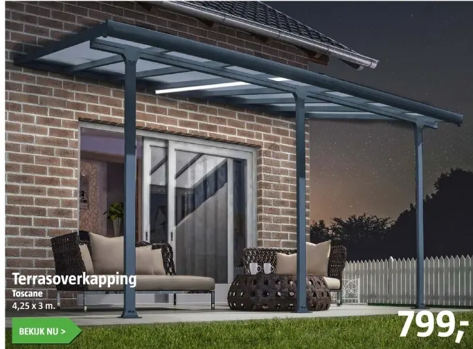 Aanbieding: Terrasoverkapping Toscane