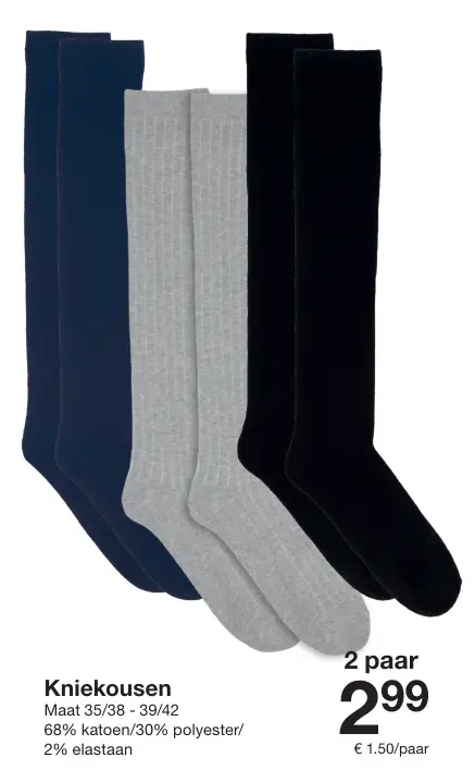 Aanbieding: Kniekousen