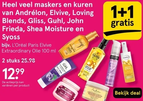 Aanbieding: Heel veel maskers en kuren